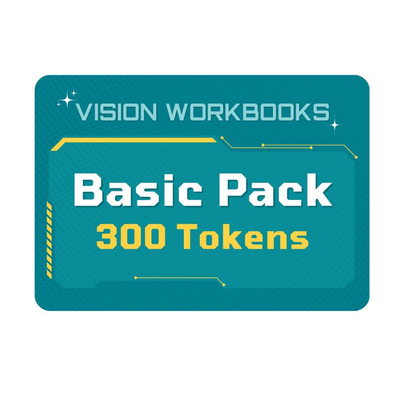 Vision Workbooks Starter Pack Digital (300 Tokens)