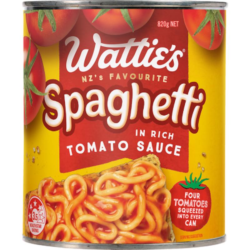 Watties Spaghetti 820g