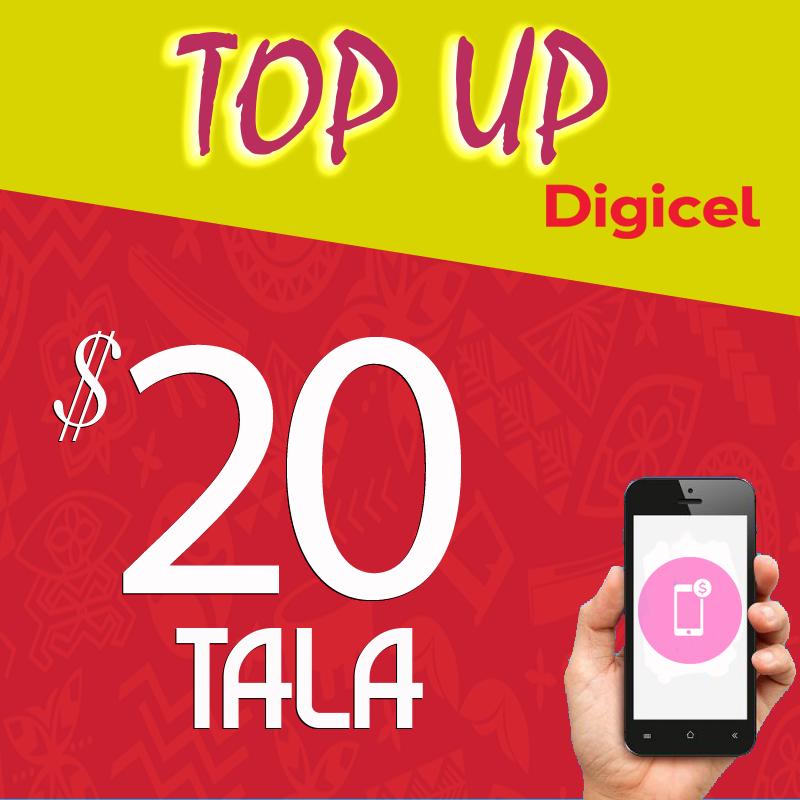 Digicel Top Up $20