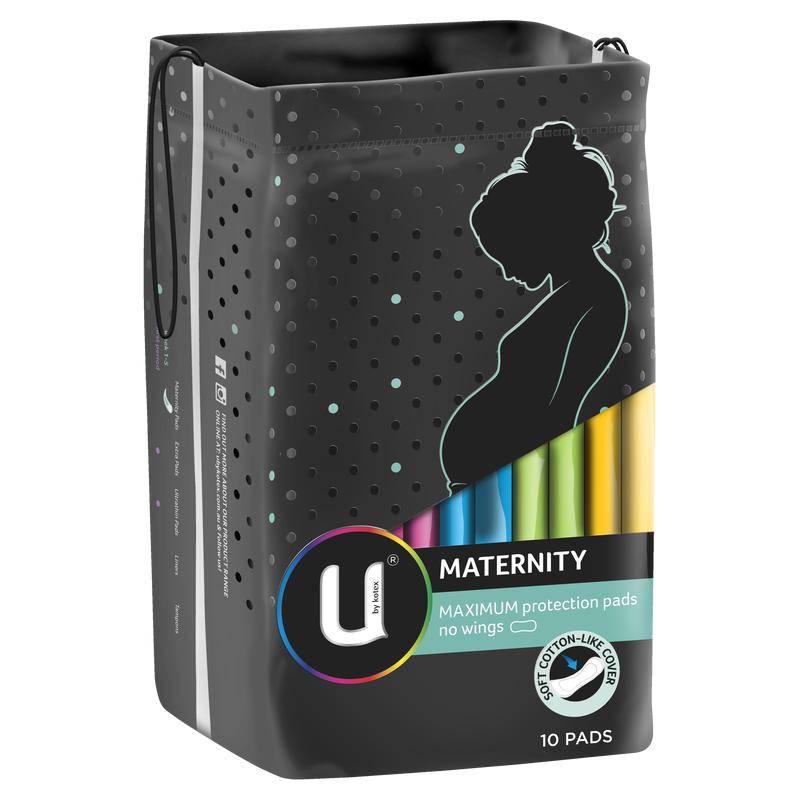 U by Kotex Maternity Max Pads 10'S