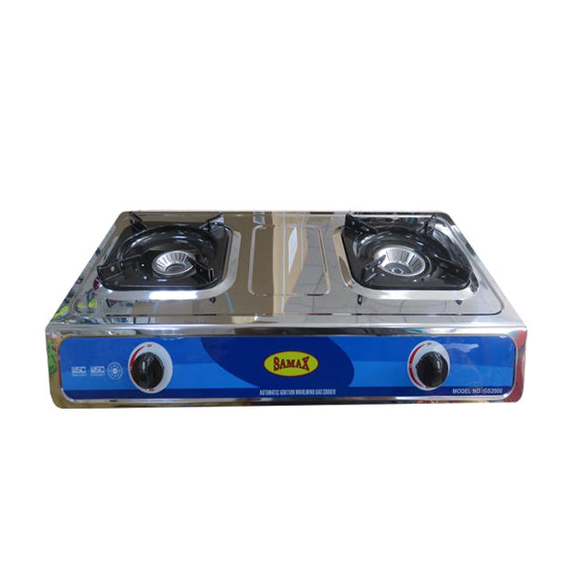 Samax Gas Stove (Double) 2-RTS08 (Excluding Regulator)