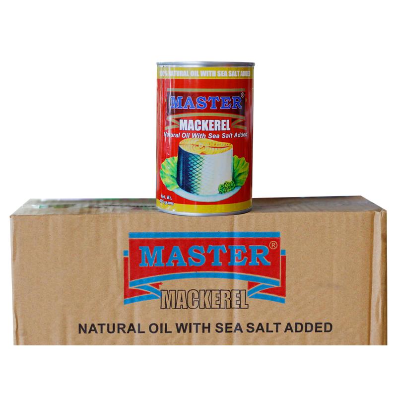 Master Mackerel Natural Oil 425g x 8