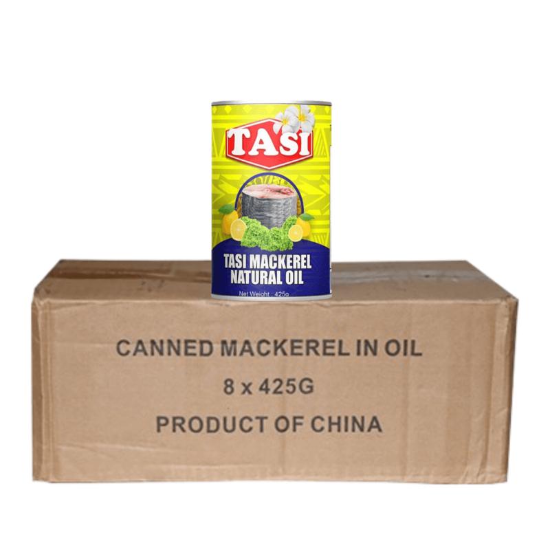 Tasi Mackerel Natural Oil 425g x 8