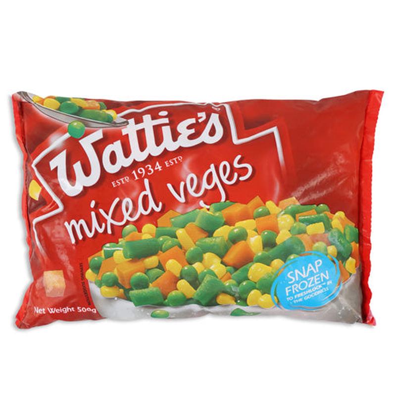 WATTIE'S Mixed Vegies 500g