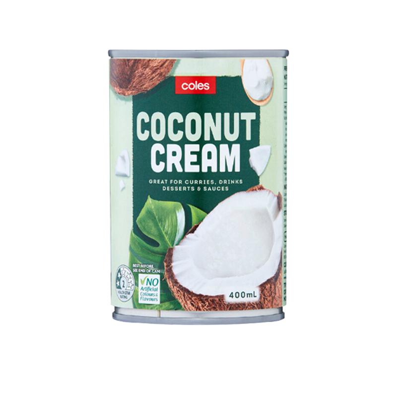 Coles Coconut Cream 400ml