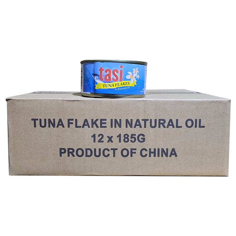 Tasi Tuna Flakes in Natural Oil 185g x 12