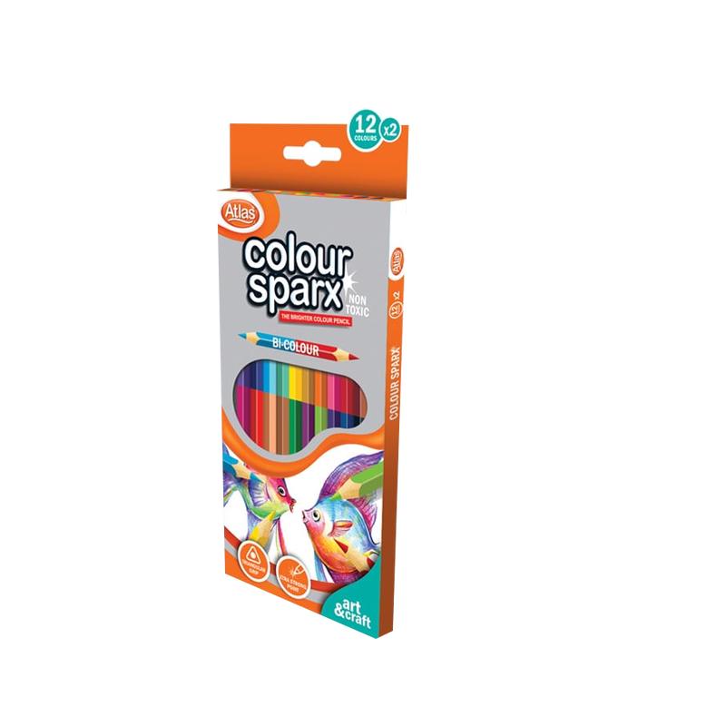 ATLAS 12Colour Sparx Pencil B1