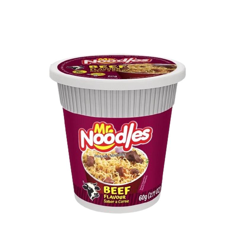 Pran MR Noodles Cup Beef Flavor 60g x 48 | Bulk