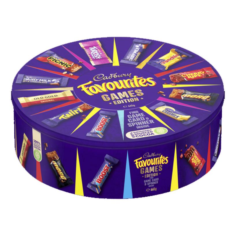 Cadebury Favourites Games Addition 665g