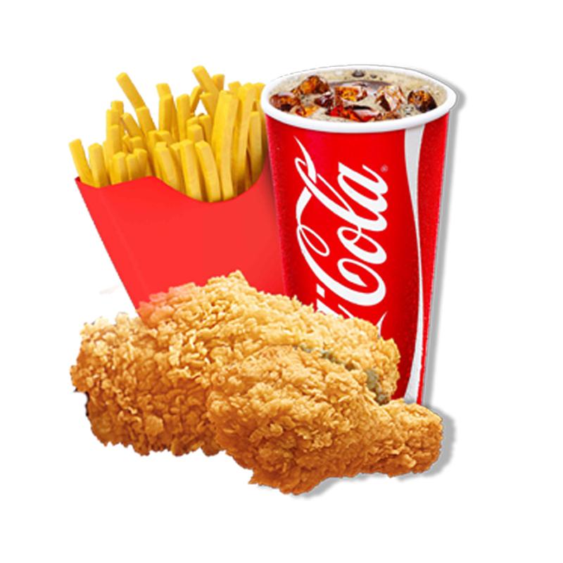 2PCS Chicken & Chips Meal