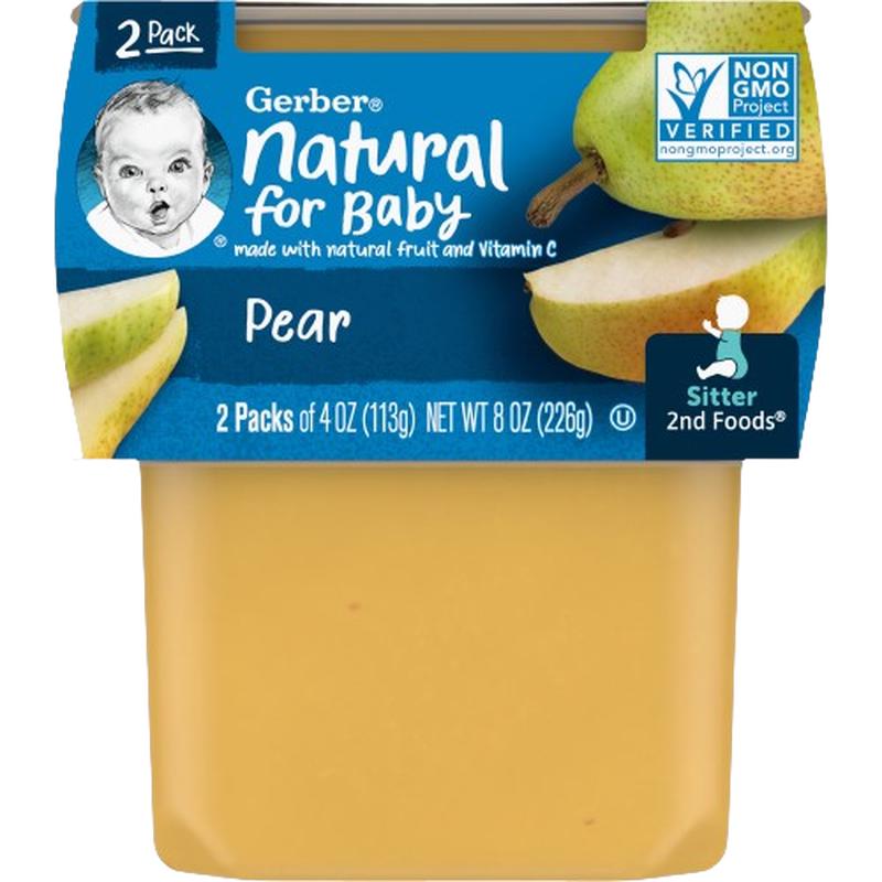 Gerber Baby Food Pear 4oz