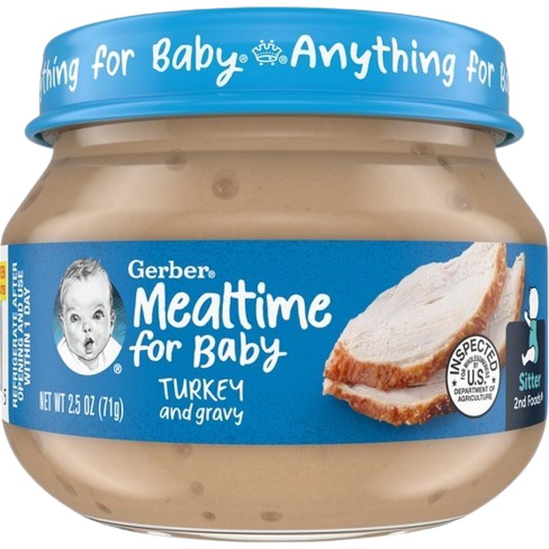 Gerber Baby Food Turkey In Gravy 2.5oz
