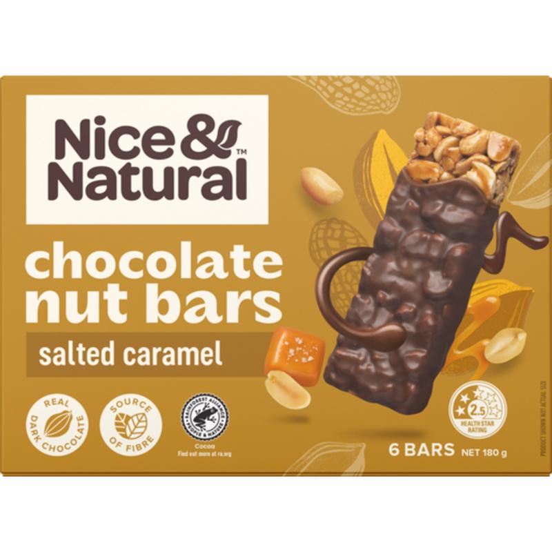 N&N Choco Nut Bar Salted Caramel 180g