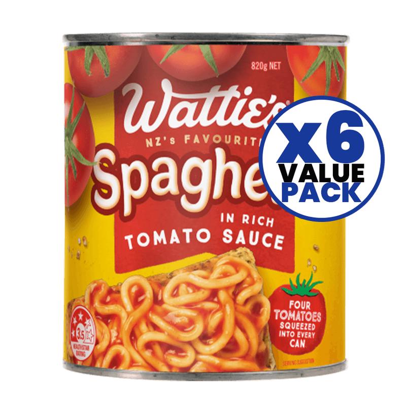 Watties Spaghetti 820g x 6pcs