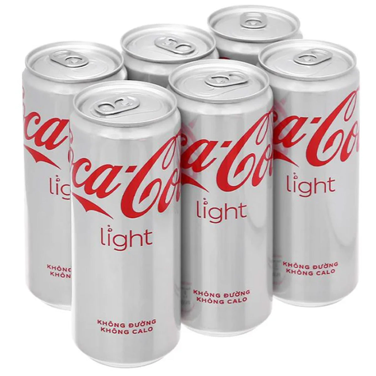 Coca Cola Light Can Drink 320mls x 6pcs