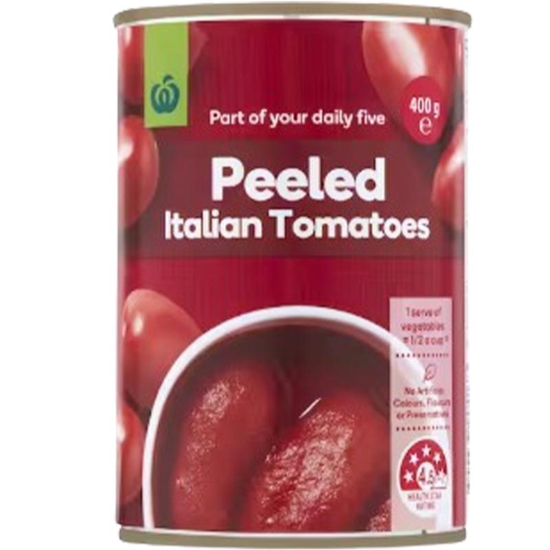 WW Tomatoes Peel Italian 400g