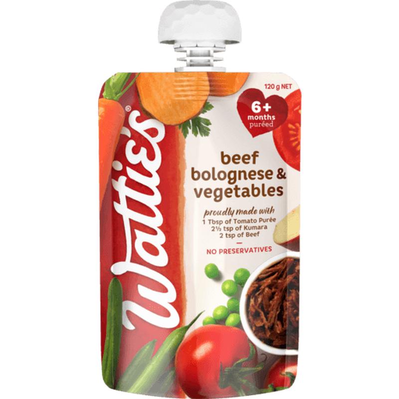 Watt Baby Food Peach Beef Pol Veg 120g