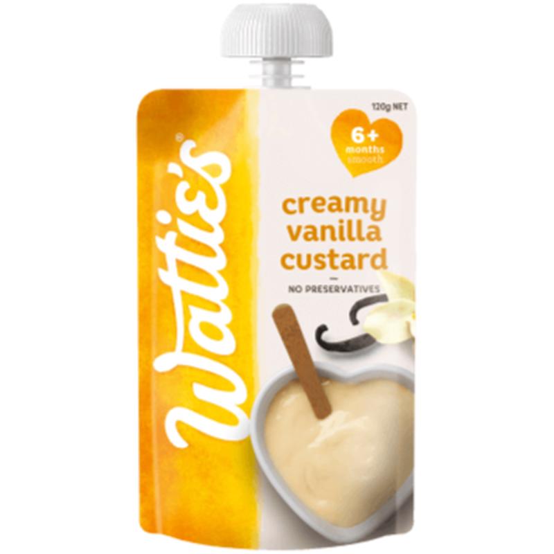 Watt Baby Food Vanilla Custard 120g x 24