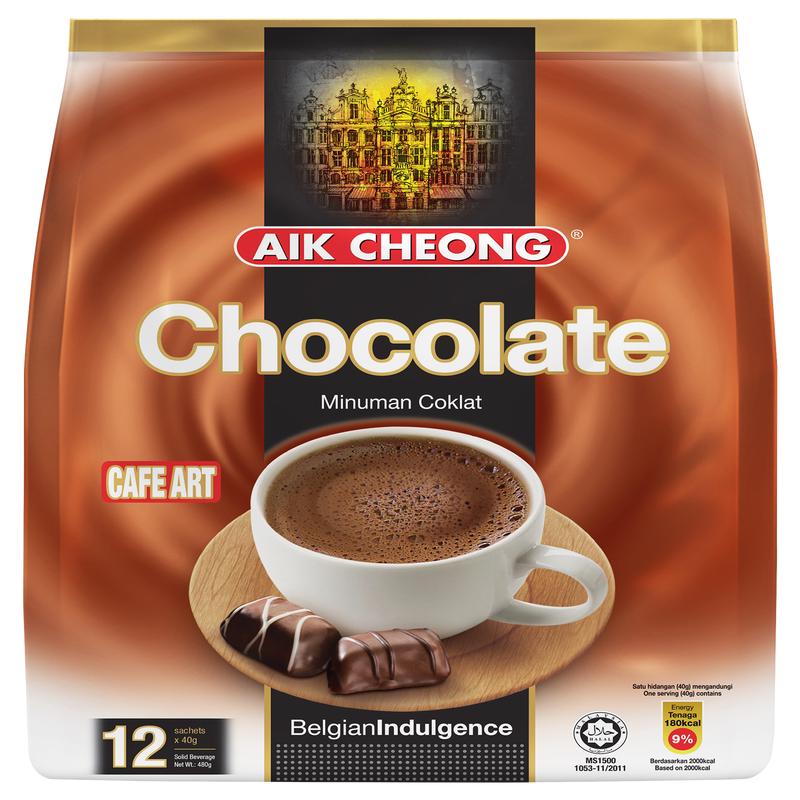 AIK Cheong Hot Choco Malt Drink 15'S