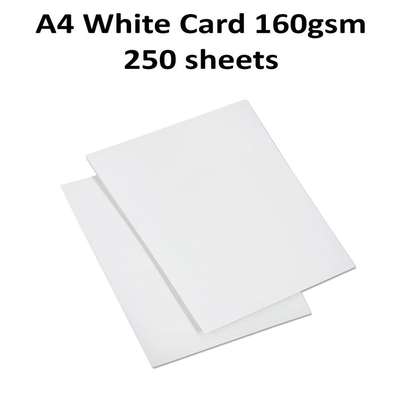 A4 White Card 160gsm (250 sheets)