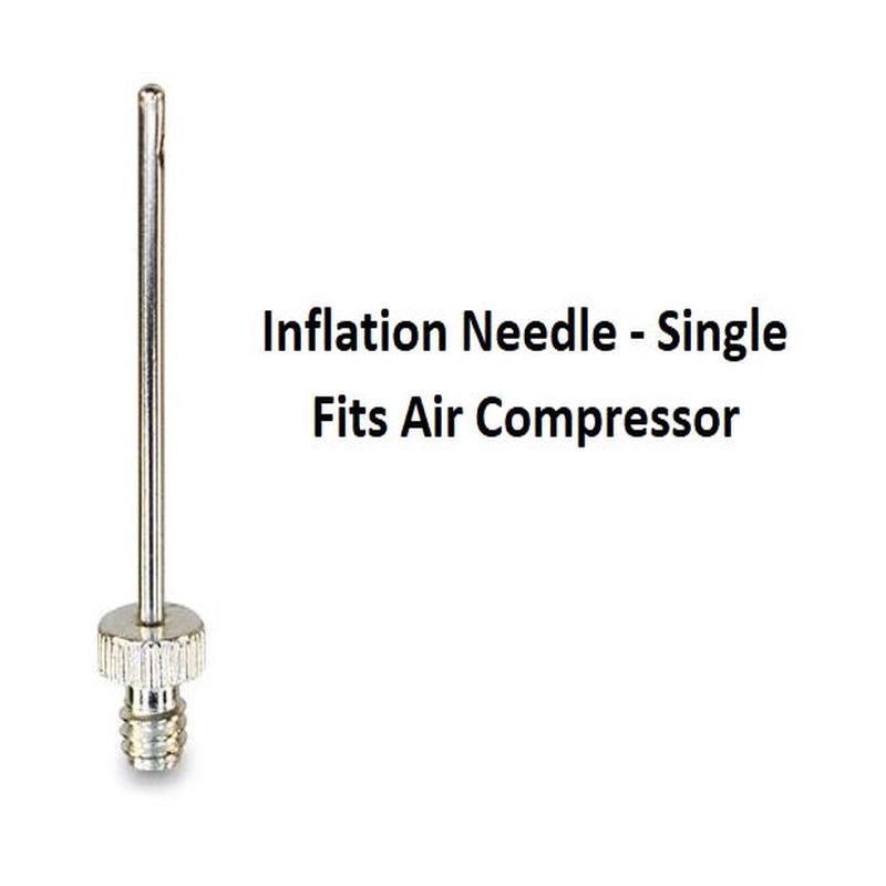 Inflating Needle - Single - Fits Air Compressor
