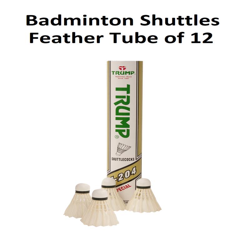 Badminton Shuttles | Tube of 12 - Feather