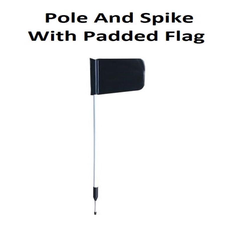 Rugby Pole & Spike with Padded Flag - Single