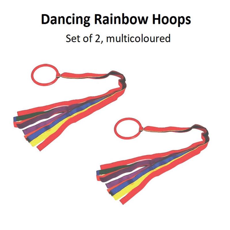 Rainbow Dancing Hoops - Set of 2