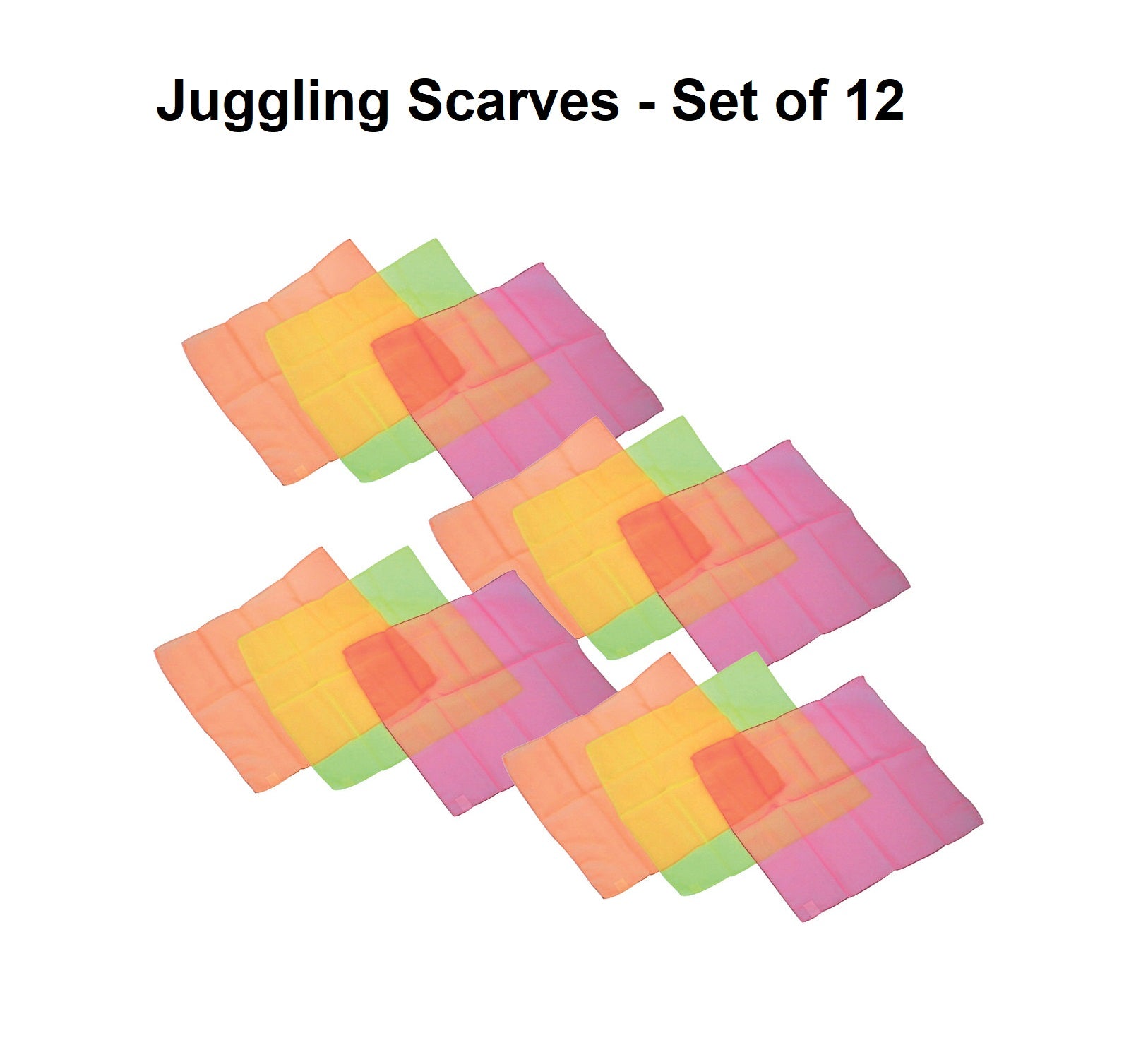 Juggling Scarves - Set of 12