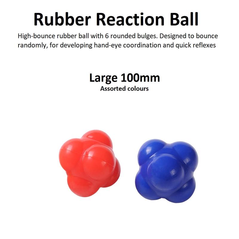 Rubber Reaction Ball - Large 100mm
