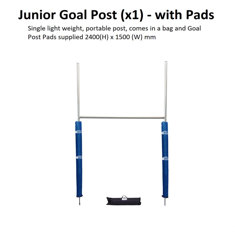 Junior Goal Post with Goal Post Pads and Bag