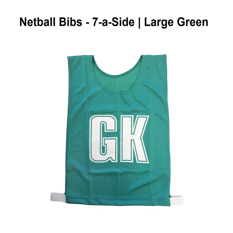 Netball Bibs - 7-a-Side | Large Green