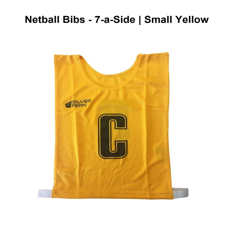 Netball Bibs - 7-a-Side | Small Yellow