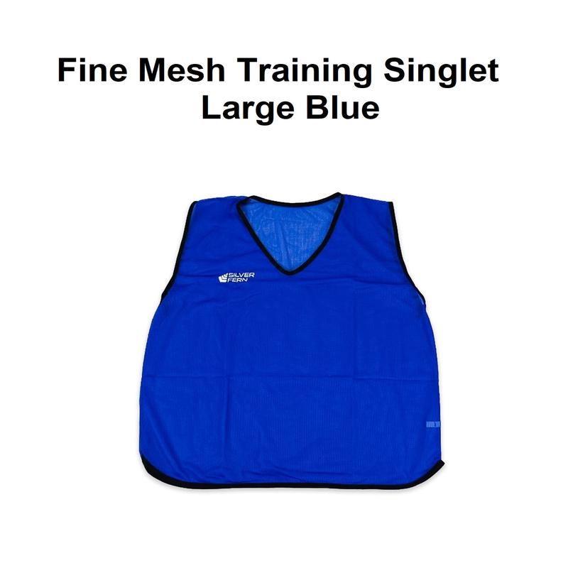 Fine Mesh Training Singlet - Large Blue