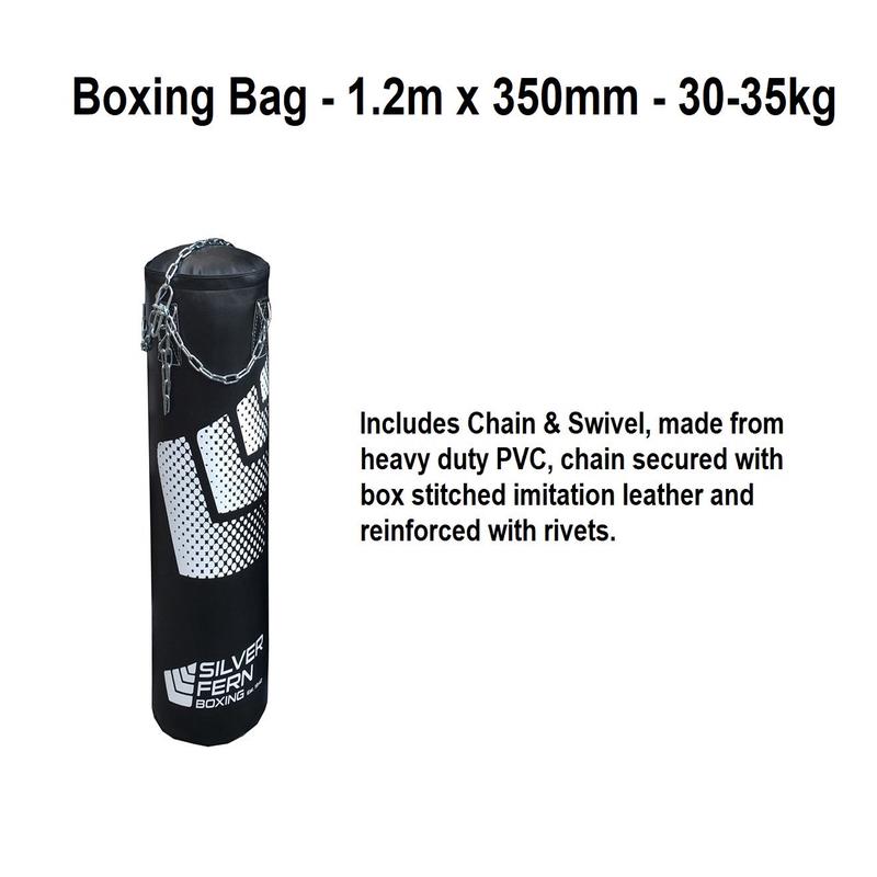 Boxing Bag - 1.2m x 350mm - 30-35kg