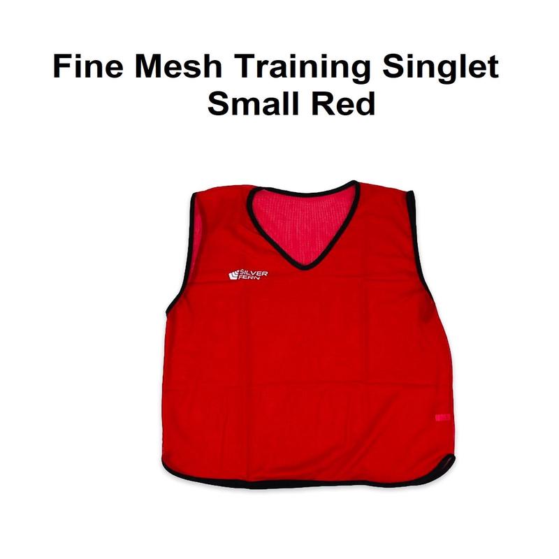 Fine Mesh Training Singlet - Small Red
