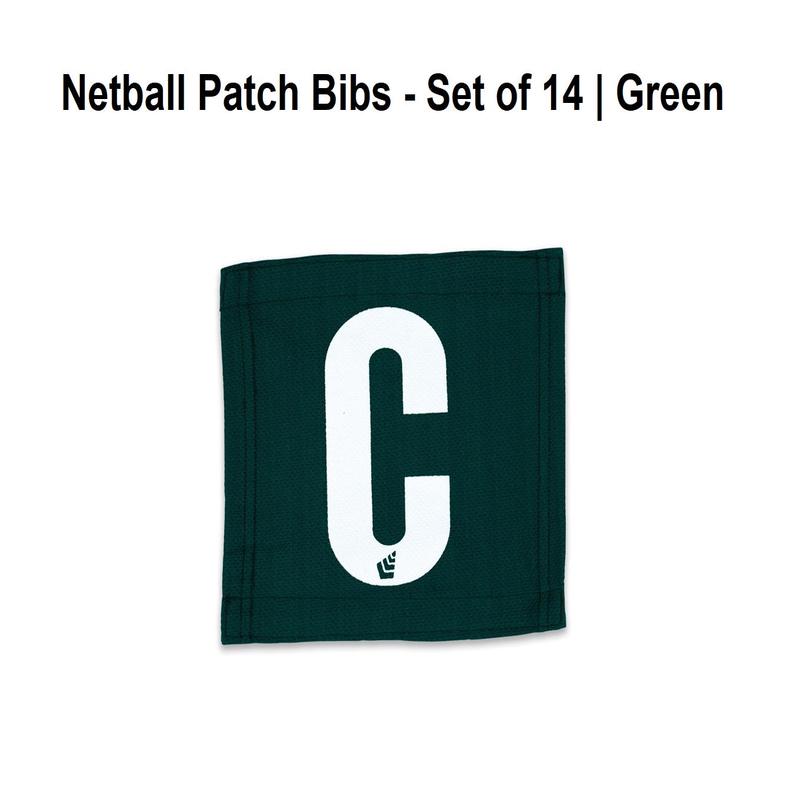 Netball Patch Bibs - Set of 14 | Green