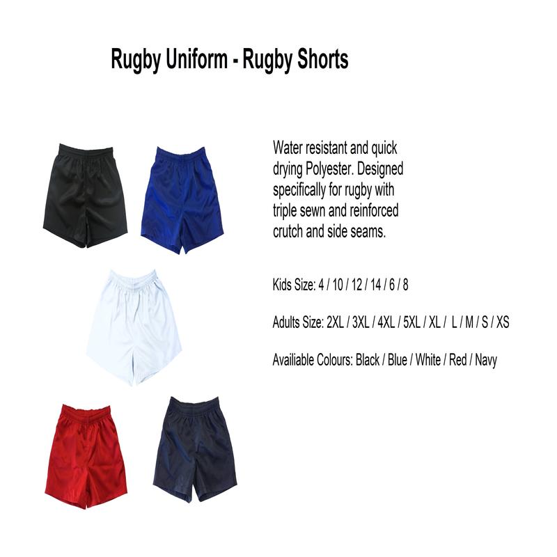 Rugby Uniform - Rugby Shorts