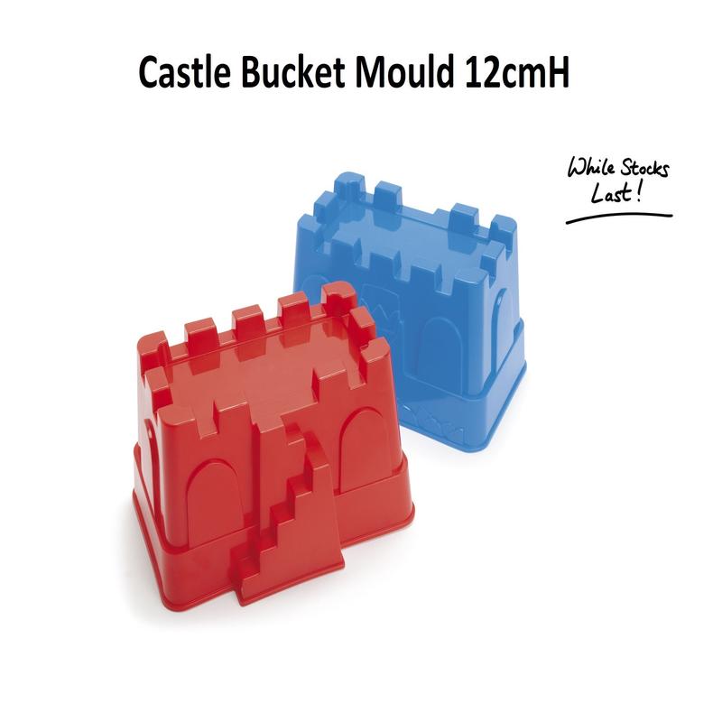 Castle Bucket Mould 12cm EACH