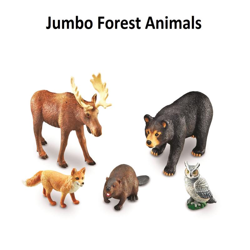 Jumbo Animal Sets - Forest Animals