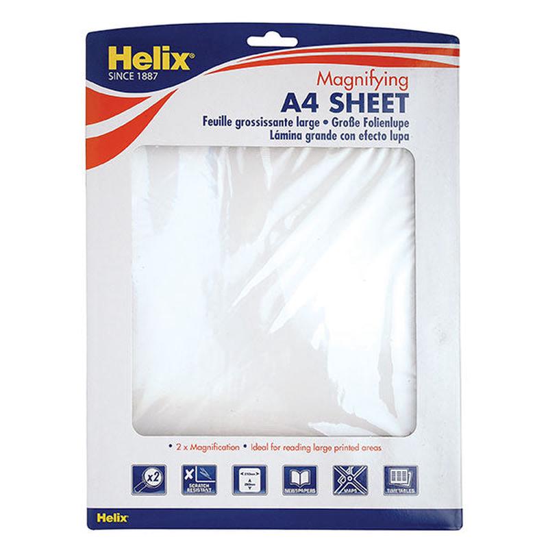Magnifiers - Magnifying Sheet A4