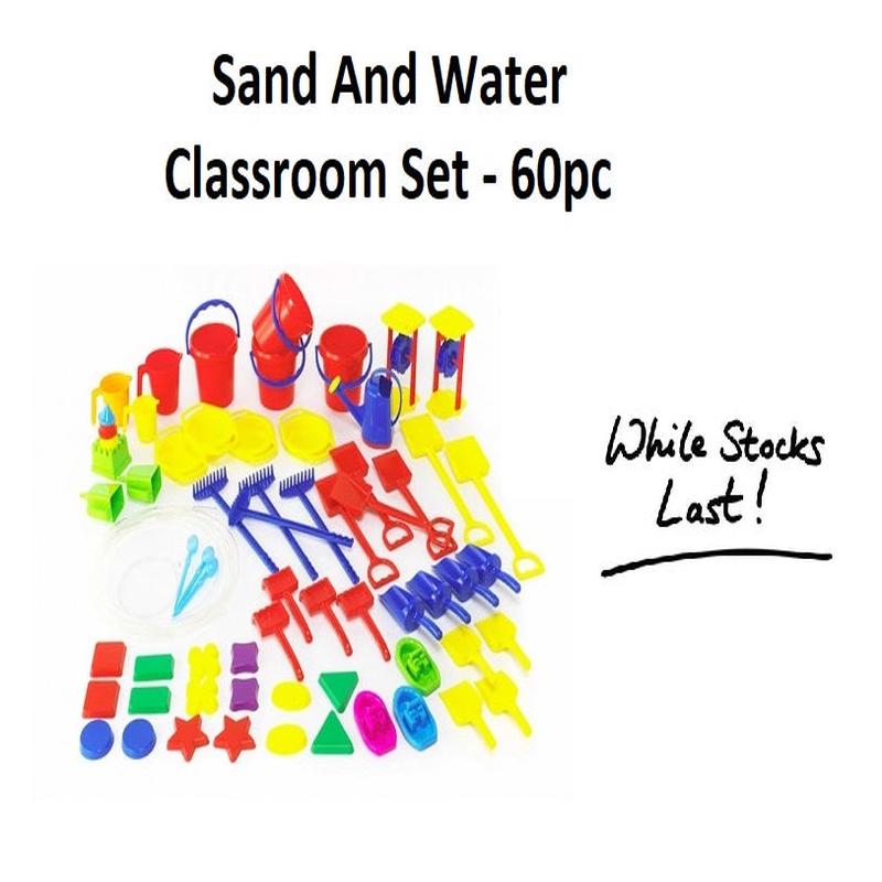 Sand And Water Classroom Set - 60 Pces