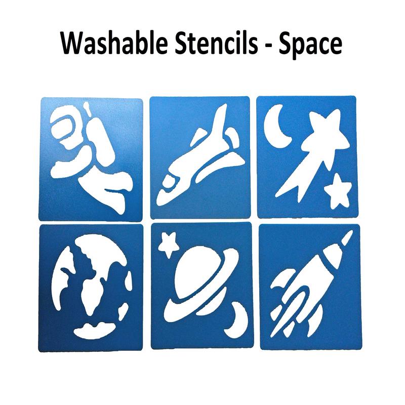 Washable Stencils (14 x 15cm) - Space 6's
