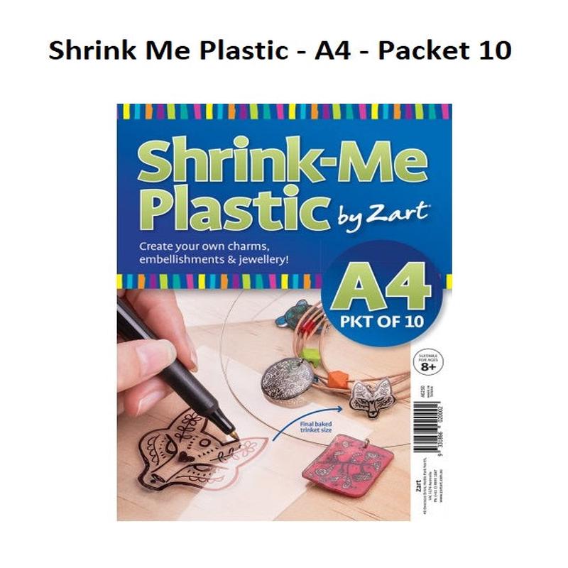 Shrink Me Plastic - A4 - Packet 10
