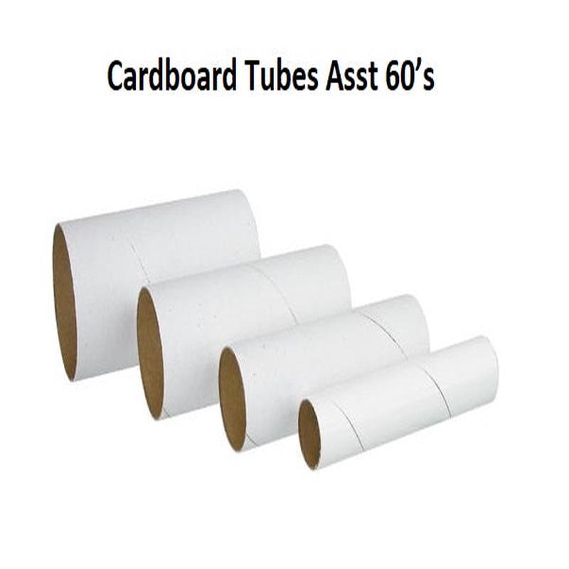 Cardboard Tubes Asst 60s
