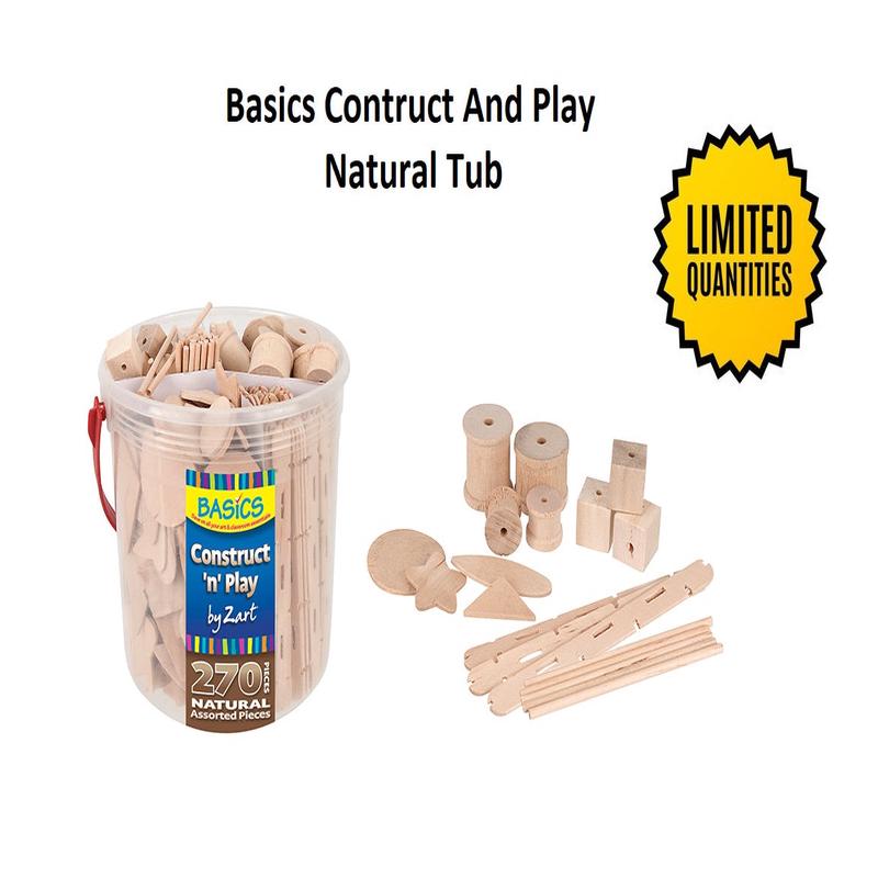 Basics Contruct And Play - Natural Tub