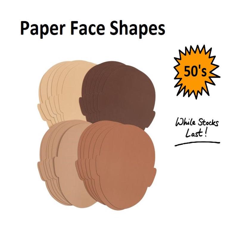 Paper Shapes 50s Face
