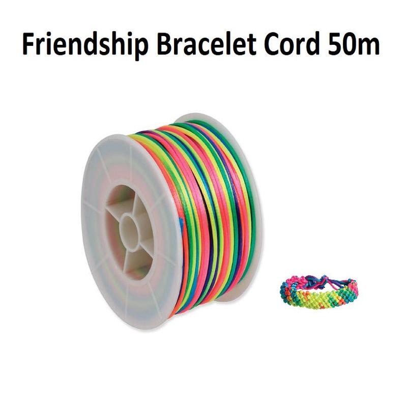 Friendship Bracelet Cord - Asst - 50 Metres