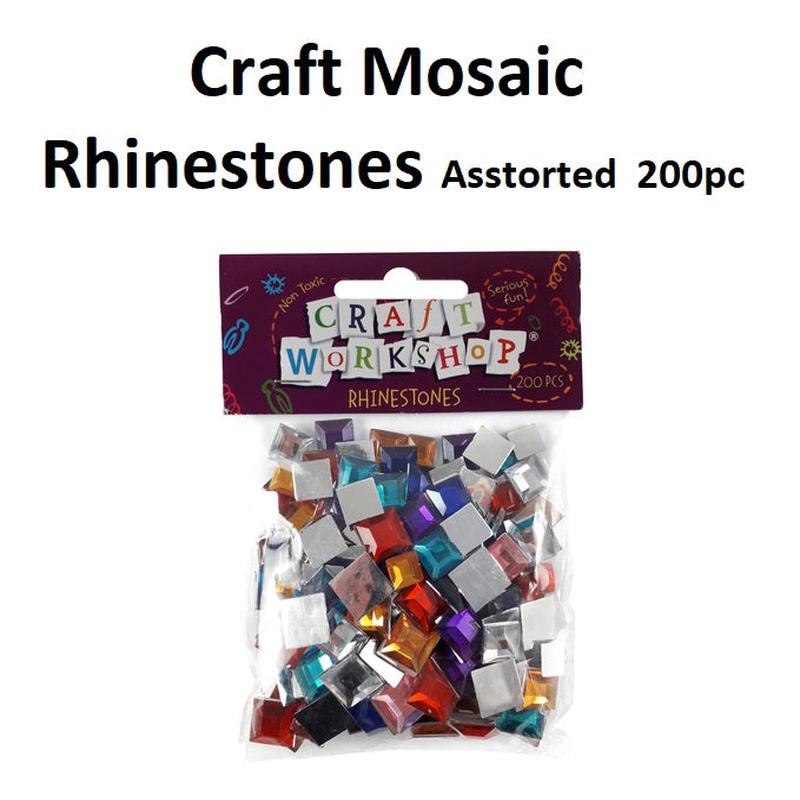 Craft Rhinestones - Assorted Mosaic 200pcs