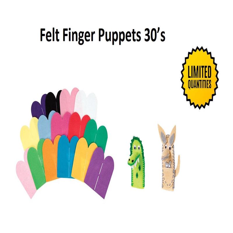 Felt Finger Puppets - Packet 30